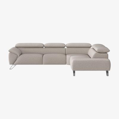 Furniture Village Nicoletti - Tesla Fabric Chaise Sofa - Beige