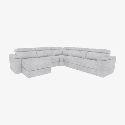 Furniture Village Nicoletti Italia - Davide Large Fabric Left Hand Facing Corner Sofa with Chaise End