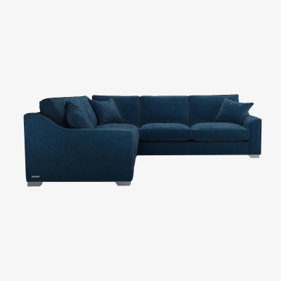 Furniture Village The Lounge Co. - Isobel Large Fabric Corner Sofa - Blue