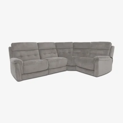 Furniture Village Springer Fabric Right Hand Facing Corner Sofa - R452 Grey Mist