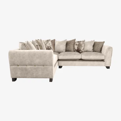Furniture Village Mariah Small Fabric Pillow Back Left Hand Facing Corner Sofa