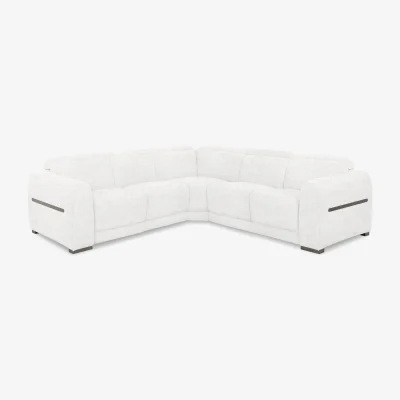 Furniture Village Edison Large Fabric Corner Sofa - Frost