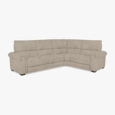 Furniture Village Nixon Fabric Right Hand Facing Corner Sofa - R120 Light Khaki