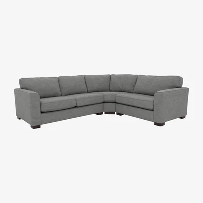 Furniture Village Elora Fabric Right Hand Facing Corner Sofa - Deep Sea