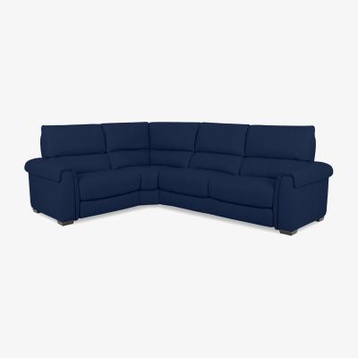 Furniture Village Nixon Fabric Left Hand Facing Corner Sofa - Navy