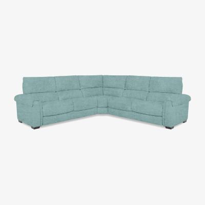 Furniture Village Nixon Fabric Large Corner Sofa - Baby Blue