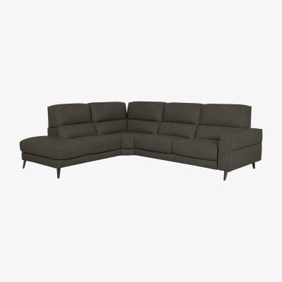 Furniture Village Axel Fabric Left Hand Facing Chaise End Sofa - R16 Charcoal