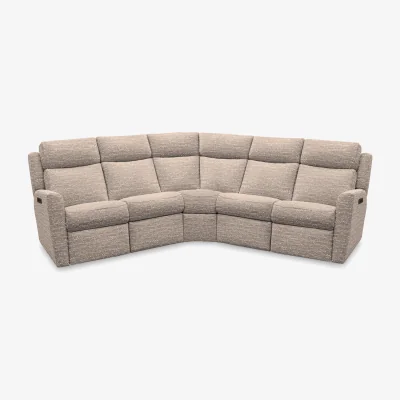 Furniture Village G Plan - Wren Large Fabric Power Recliner Corner Sofa with Power Headrests and Power Lumbar