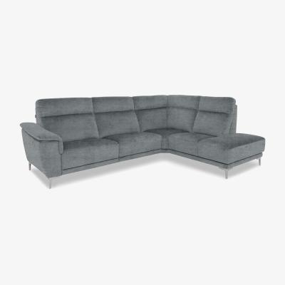 Furniture Village Nicoletti Italia - Amalfi Fabric Right Hand Facing Chaise Power Recliner Sofa