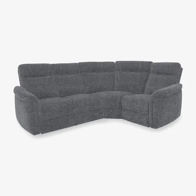 Furniture Village Dublin Fabric Right Hand Facing Corner Sofa - Halifax Gunmetal