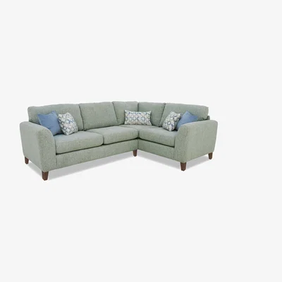 Furniture Village Pippa Fabric Small Right Hand Facing Corner Sofa - Eau Sea Wd Ft