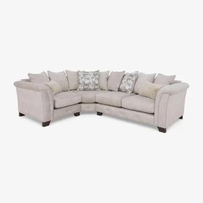 Furniture Village Aura Scatter Back Left Hand Facing Corner Sofa - Enzo Cream