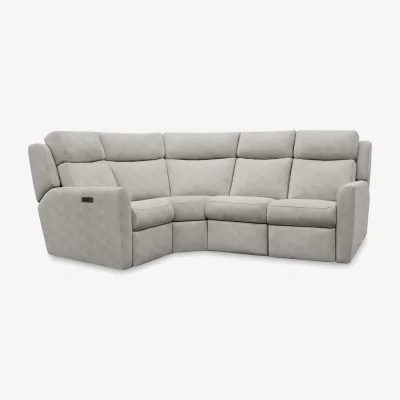 Furniture Village G Plan - Wren Small Fabric Corner Sofa with Power Recliner
