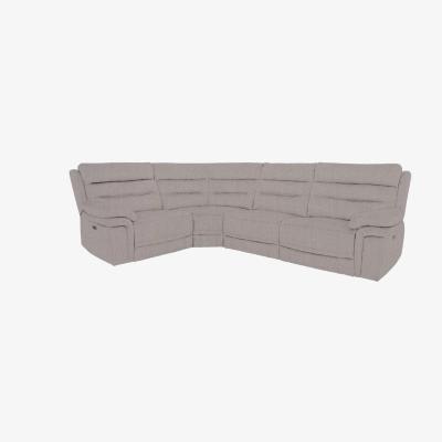 Furniture Village Berlin Modular Fabric Power Recliner Corner Sofa