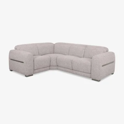 Furniture Village Edison Small Fabric Left Hand Facing Corner Sofa - Mink