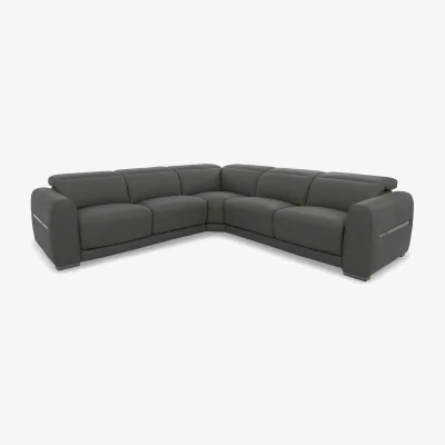 Furniture Village World of Leather - Edison Large Leather Corner Sofa