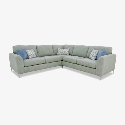 Furniture Village Pippa Fabric Large Corner Sofa - Eau Sea Ch Ft