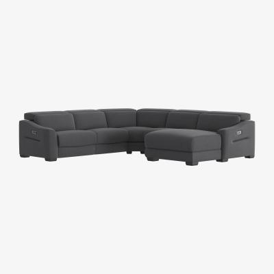 Furniture Village Xavier Fabric Recliner Chaise with Power Headrests