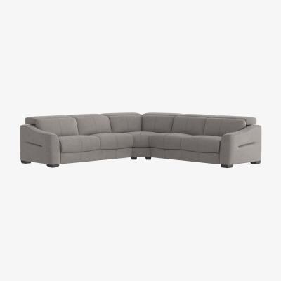 Furniture Village Xavier Fabric Large Corner Sofa - Wild Dove