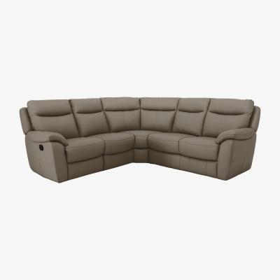 Furniture Village Snug Leather Power Recliner Corner Sofa- World of Leather