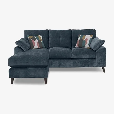 Furniture Village Malibu Left Hand Facing Chaise End Sofa with Power Recliner
