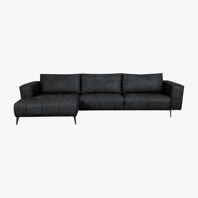 Furniture Village Domicil - Lawson Fabric Left Hand Facing Chaise End Sofa - R460 Charcoal