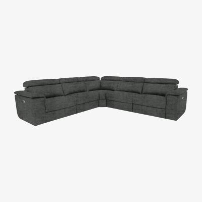 Furniture Village Nicoletti Italia - Davide Large Fabric Corner Power Recliner Sofa