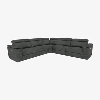Furniture Village Nicoletti Italia - Davide Large Fabric Corner Power Recliner Sofa