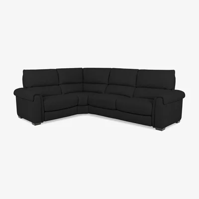 Furniture Village Nixon Fabric Left Hand Facing Corner Sofa - Panther Grey