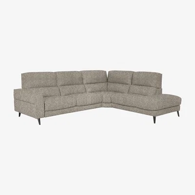 Furniture Village Axel Fabric Right Hand Facing Chaise End Sofa - Biscuit