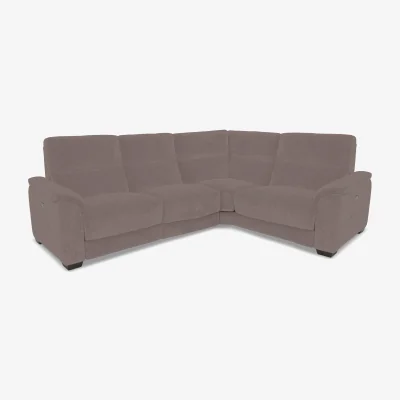Furniture Village Saffron Small Fabric Right Hand Facing Corner Sofa with Power Recliner