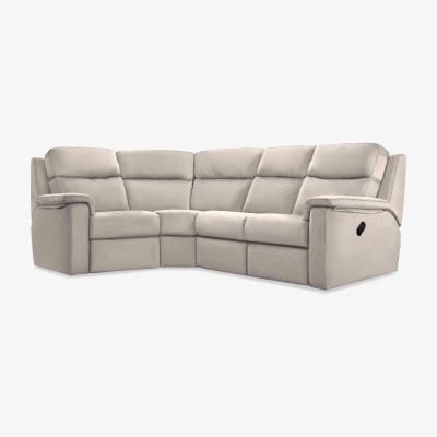 Furniture Village G Plan - Thornbury Fabric Manual Recliner Left Hand Facing Corner Sofa - Nebular Pebble