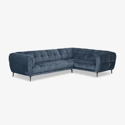 Furniture Village Sienna Fabric Right Hand Facing Corner Sofa - Hudson Ocean