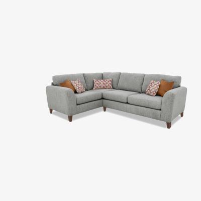 Furniture Village Pippa Fabric Small Left Hand Facing Corner Sofa - Zinc
