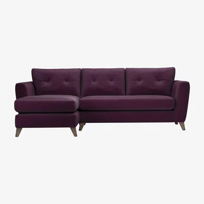 Furniture Village The Lounge Co. - Hermione Fabric Corner Sofa with Chaise End