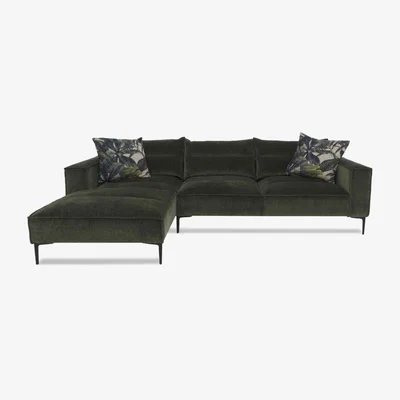 Furniture Village Alexander and James - Jade Fabric Chaise Sofa