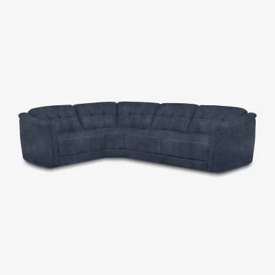 Furniture Village Monarch Small Fabric Left Hand Facing Corner Sofa - Hudson Ocean