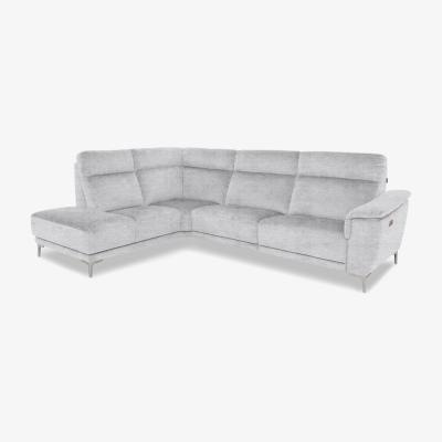 Furniture Village Nicoletti Italia - Amalfi Fabric Left Hand Facing Chaise Power Recliner Sofa