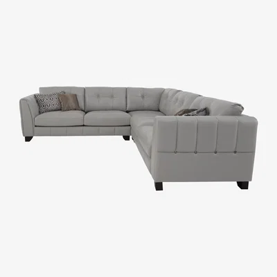 Furniture Village Allegra Large Leather Corner Sofa