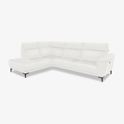 Furniture Village Nicoletti Italia - Amalfi Leather Left Hand Facing Chaise Sofa