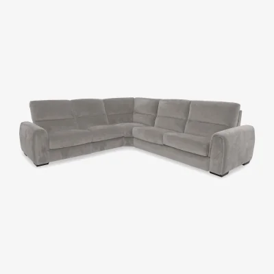 Furniture Village Flex Fabric Large Corner Sofa - R452 Grey Mist