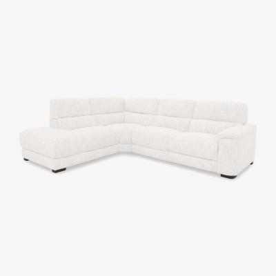 Furniture Village Nova Fabric Left Hand Facing Chaise End Sofa - Frost
