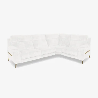 Furniture Village Eclipse Small Fabric Right Hand Facing Corner Sofa - Frost