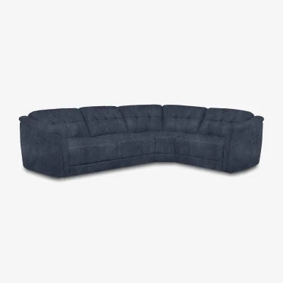 Furniture Village Monarch Small Fabric Right Hand Facing Corner Sofa - Hudson Ocean