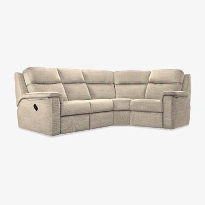 Furniture Village G Plan - Thornbury Fabric Manual Recliner Right Hand Facing Corner Sofa - Kampala Beige