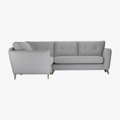 Furniture Village The Lounge Co. - Hermione Fabric Corner Sofa - Grey