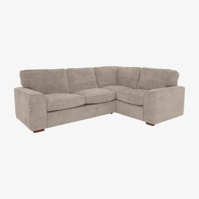 Furniture Village Emilia Small Right Hand Facing Corner Sofa - Stone