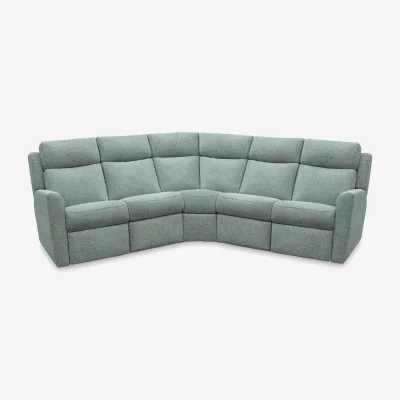 Furniture Village G Plan - Wren Large Fabric Corner Sofa - Dapple Kingfisher