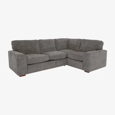 Furniture Village Emilia Small Right Hand Facing Corner Sofa - Mink