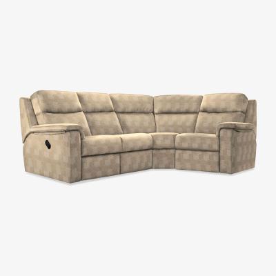 Furniture Village G Plan - Thornbury Fabric Manual Recliner Right Hand Facing Corner Sofa - Faro Sand